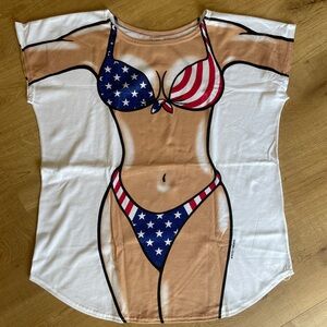 Body Dreams Patrioticff Bikini Body Beach Shirt All Over Print